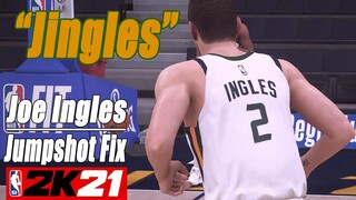 Joe Ingles Jumpshot Fix NBA2K21 with Side-by-Side Comparison