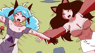 【LOL动画】阿狸：格温你在想屁吃呢！