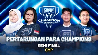 Para Champion Menjawab Semua Pertanyaan di Semi Final SMP dengan Cepat! | Ruangguru Champion