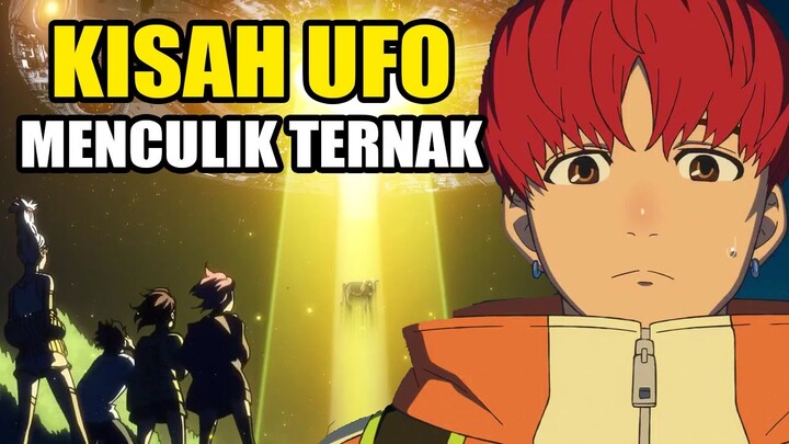 Kedatangan Jiji !!! Kisah Dibalik UFO Menyedot Sapi [ DandaDan Ep. 10 ]