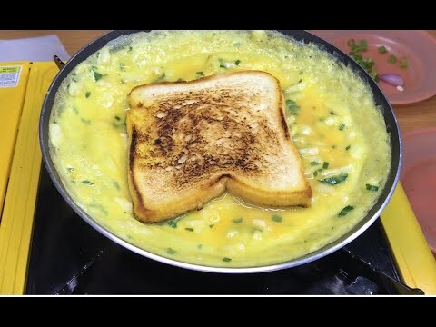Mantap‼️cara sederhana menikmati Telur menjadi sandwich