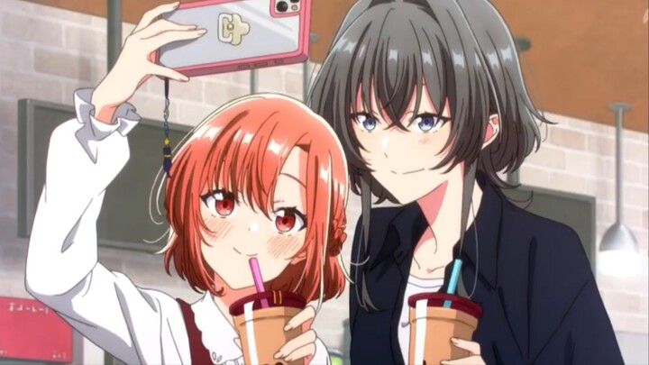YURI ANIME SENPAI TOMBOY JATUH CINTA DENGAN junior imutt