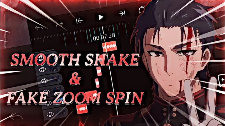 Tutorial Smooth Shake , Transition & Fake Zoom With Spin