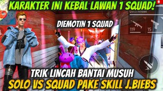 INGIN CEPAT PRO❗CARA LINCAH SOLO VS SQUAD PAKE SKILL J.BIEBS ALA PRO PLAYER