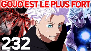 GOJO ÉCRASE SUKUNA ! LA FIN POUR GOJO - JUJUTSU KAISEN 232 | REVIEW MANGA