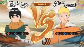 Ultimate Ninja Storm 4 - Rock Lee Trưởng thành Vs Naruto Hokage #1