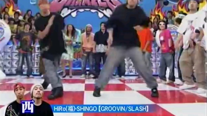 【日本街舞娱乐节目】東西hiphop大决斗！！！纯正的90's风格，年轻，真的疯狂！！！