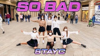 [KPOP IN PUBLIC] | STAYC ( 스테이씨 ) - SO BAD Dance Cover by MISANG | One Take | +BLOOPERS |