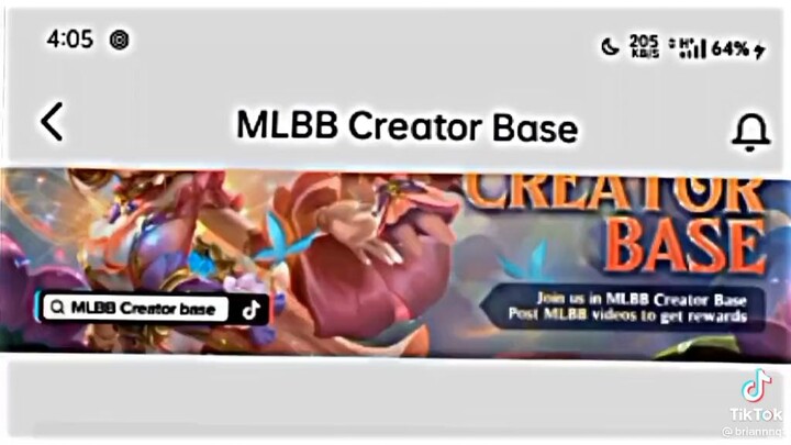 search niyo lang sa TikTok..mlbb creator base😑