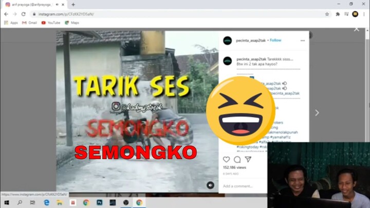 Tarik Sis Semongko, Meme tiktok lucu  || Reaction