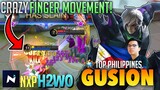 CRAZY FINGER MOVEMENT! Making KIDS CRY In Game, TOP PHILIPPINES GUSION, H2WO | Mobile Legends