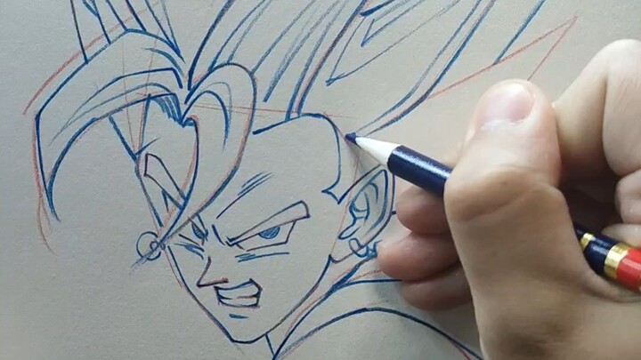 25 minutes of hand-painted Dragon Ball, what is the name of the one with two earrings?