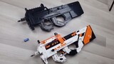The "Kevin183" boss used Lego to restore the P90 in csgo is too powerful! !