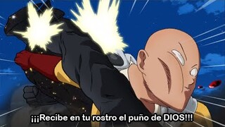 Saitama es DERROTADO por DIOS Garou - ONE PUNCH MAN 210 / 165 - Saitama VS Garou Dios