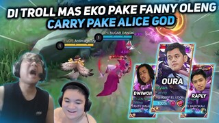 OURA PAKE FANNY DIDEPAN MAS DWI MALAH OLENG COK UNTUNG ADA ALICE GOD - MOBILE LEGENDS