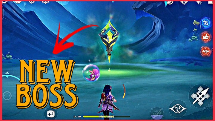 LOKASI BOSS RADIANT MOONFLY GENSHIN IMPACT || NEW BOSS GENSHIN IMPACT