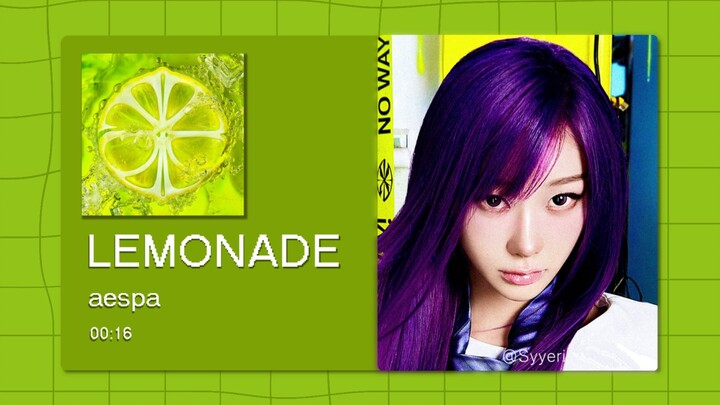 [8D Surround Sound] LEMONADE - aespa Please use headphones~