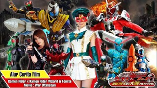 MISI PENYELAMATAN MASA DEPAN   Alur Cerita  Kamen Rider x Kamen Rider Wizard   Fourze War Ultimatum