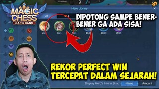 REKOR PERFECT WIN TERCEPAT DI MAGIC CHESS! HEROKU DIPOTONG SAMPE HABIS GA BERSISA!!