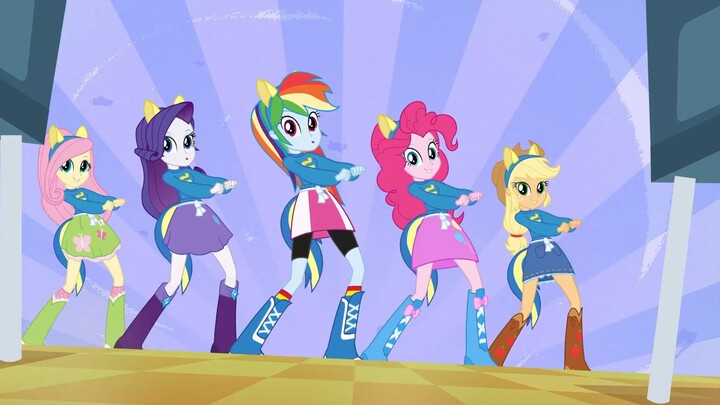 [Phụ đề tiếng Trung và phương Tây] [Equestria Girls] Equestria Girls (Canción de la Cafetería)