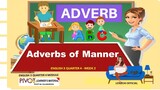ENGLISH 3 | ADVERBS OF MANNER | QUARTER 4 -WEEK 2| MELC-BASED