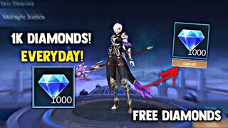 HOW TO CLAIM 1K DIAMONDS! HOW? FREE DIAMONDS! 2021 | MOBILE LEGENDS