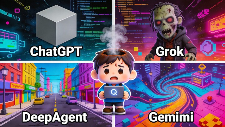 พัฒนาเกมกลุ่มต่อสู้ด้วย AI: Qwen ลบฉาก คล็อดสร้างแบทเทิลรอยัลขึ้นใหม่… แต่ที่น่าเชื่อถือที่สุดกลับเป