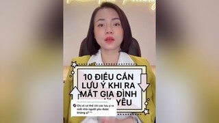 Trả lời  10 điều cần lưu ý khi về ra mắt gia đình người yêu!  tiktokmentor LearnOnTikTok phanthaophuong mèo kỹnăngsống ptp truyềncảmhứng