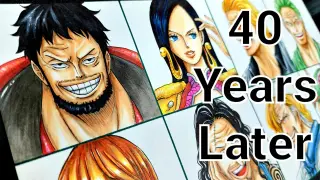 Drawing 60 Years Old One Piece Characters | Episode 1000 Special Part Two
