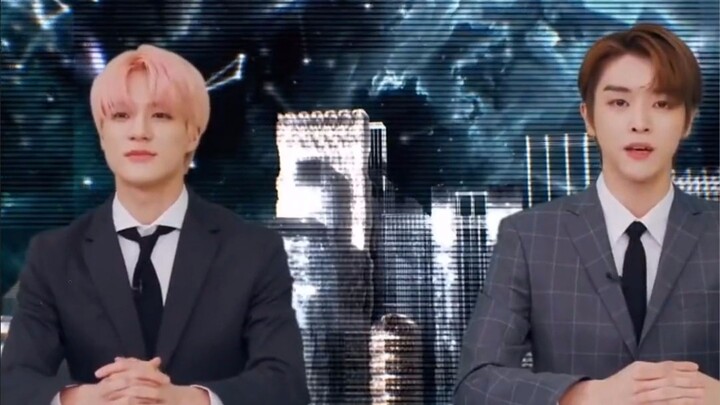 Huang Renjun dan Lee Mark: Saling Mengalah Saat Membungkuk