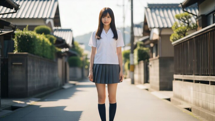 【AI girl】Japanese Girl in the Countryside【Music：Shine Like This】