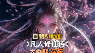自制AI动画 凡人修仙传 宝花始祖 大乘期