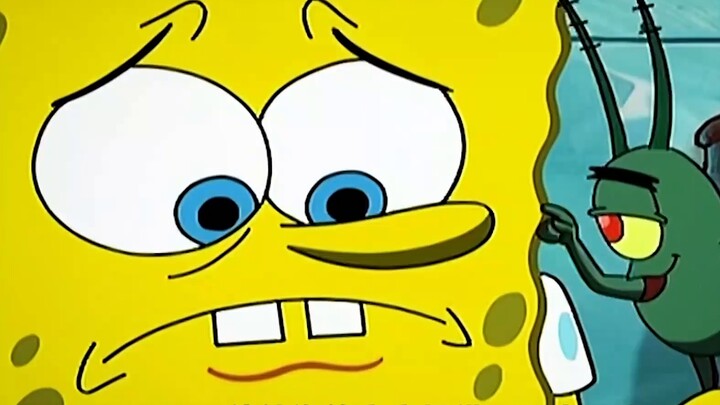 SpongeBob was treated as a bet by Mr. Krabs and lost to the Ruffian Boss