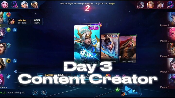 Day 3 Content Creator - Digendong Benet