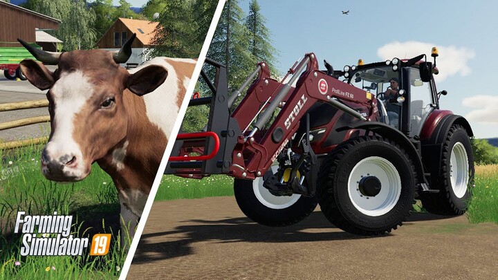 Membuat Pakan Sapi | Logitech G29 Farming Simulator 19 Gameplay