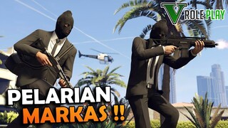 PELARIAN MARKAS BARU !! MONEY HEIST #7 - GTA V ROLEPLAY INDONESIA