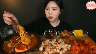 Mì cay hải sản thịt ức bò đậu hủ non phần 3 #anngonmoingay