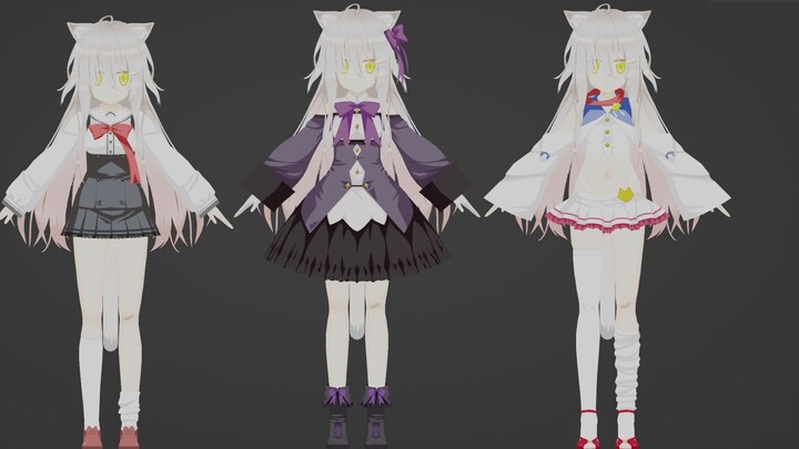 เค้าโครงโมเดล [ซากุระบาน/คล็อก] ไฟล์ต้นฉบับของเครื่องปั่น + โมเดล mmd + vrm