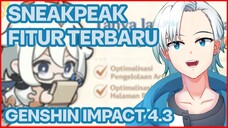 INFO NEW FITUR TERBARU GENSHIN IMPACT 4.3 !? WAH FITUR BARU NYA KEREN NIH !!