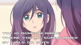 Top 10 Romance comedy (RomCom)  anime where the MC surrounded by girls or boys