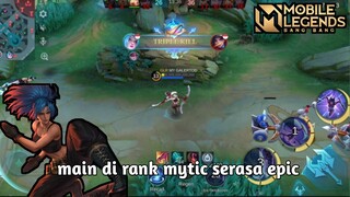 gameplay main sabar,ditrol hanzo mid lane rasanya pngn nangis🤧 ~ Mobile Legends