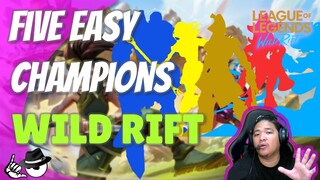 5 Easiest Champions to Play in Wild Rift