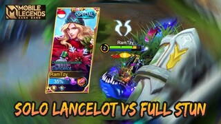 LANCELOT VS FULL STUN YANG SGT BIKIN EMOSI | LANCELOT GAMEPLAY #163 | MOBILE LEGENDS BANG BANG