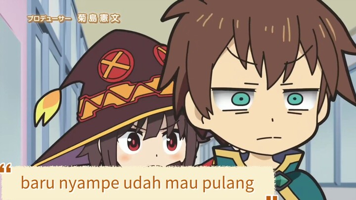 #KompetisiKreasiUnggahan6, Lord ampe dijemput Megumin buat ke sekolah