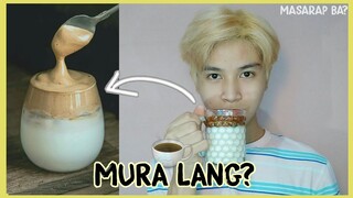 try lang gumawa ng DALGONA COFFEE... (no budget edition) | Sean Gervacio