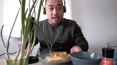 ASMR Fried Egg Toast (Crunchy Sounds, Licking, Tongue Fluttering, Scissor Sounds & Water Sounds 💧💦