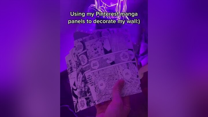 This is me using the manga panels u can find on my Pinterest🥴fyp anime animeaesthetics manga mangaw