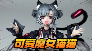 攻速真拉满了！268元次元具象1/12成品手办见习魔女星川猫猫黑发版【模型最前线】