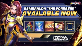 ESMERALDA HERO SKIN FUTURE FORESEER EVENT FREE DRAW USING FUTURE FORSEEN TOKEN - MOBILE LEGENDS