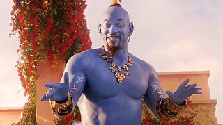 Aladdin: Saya telah hidup selama ribuan tahun, jika Anda hanya mengatakan sepatah kata pun, saya han